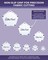 The Quilted Bear Pentagon Quilting Templates – 8 Clear Non-Slip Acrylic Quilt Templates for Precise Fabric Cutting & Stress-Free Machine Quilting - Ideal for Quilt & Sewing Supplies (¾–3")